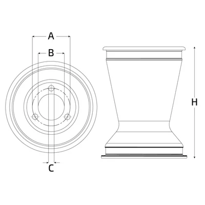 Felni / hátsó / erősített / 210 mm